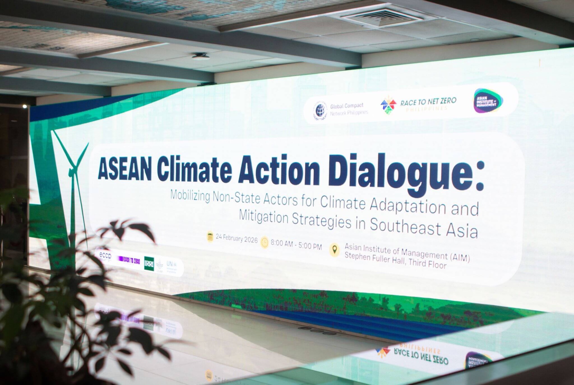 Full audience at ASEAN Climate Action Dialogue, AIM