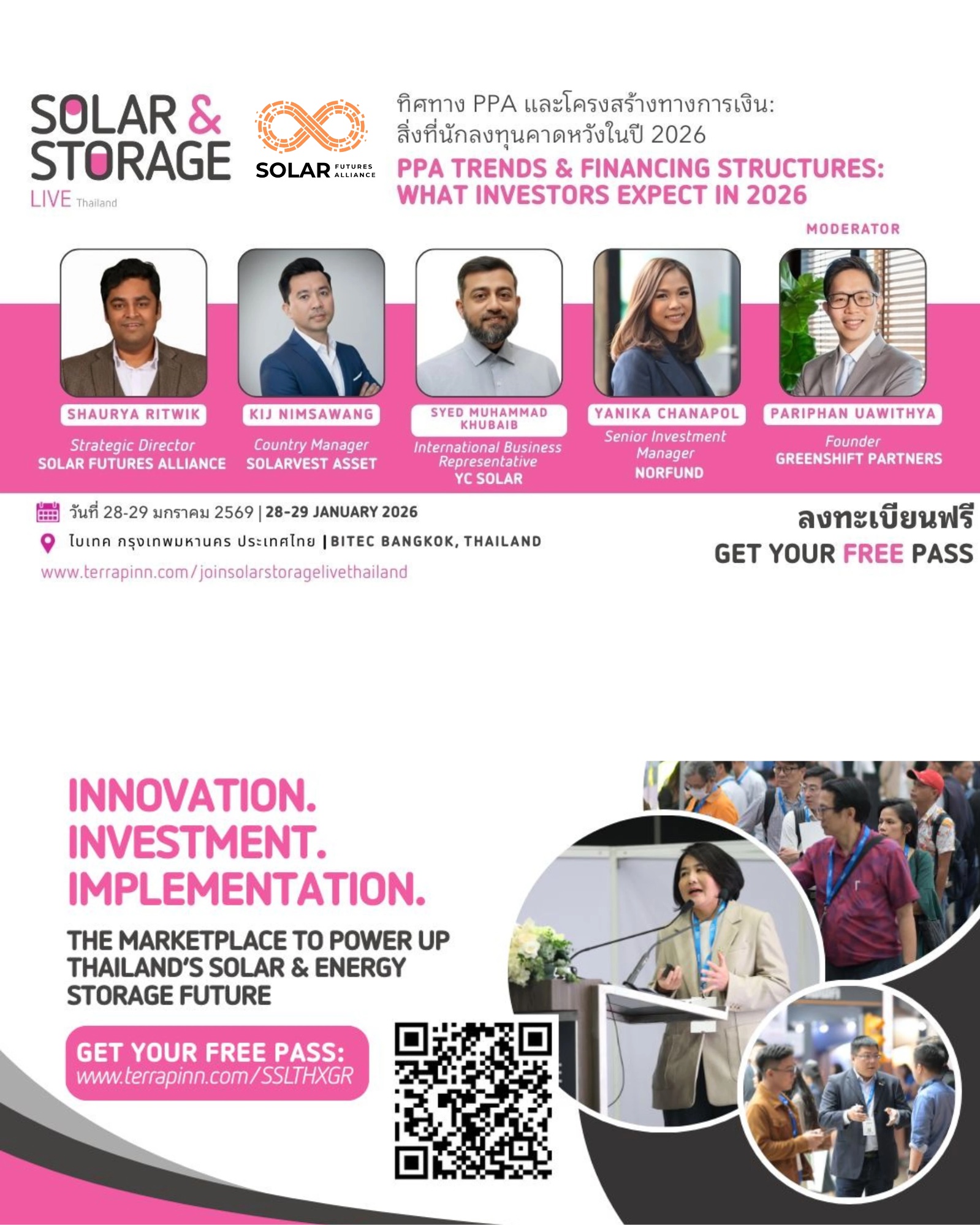Solar & Storage Live Thailand — PPA Trends & Financing Structures