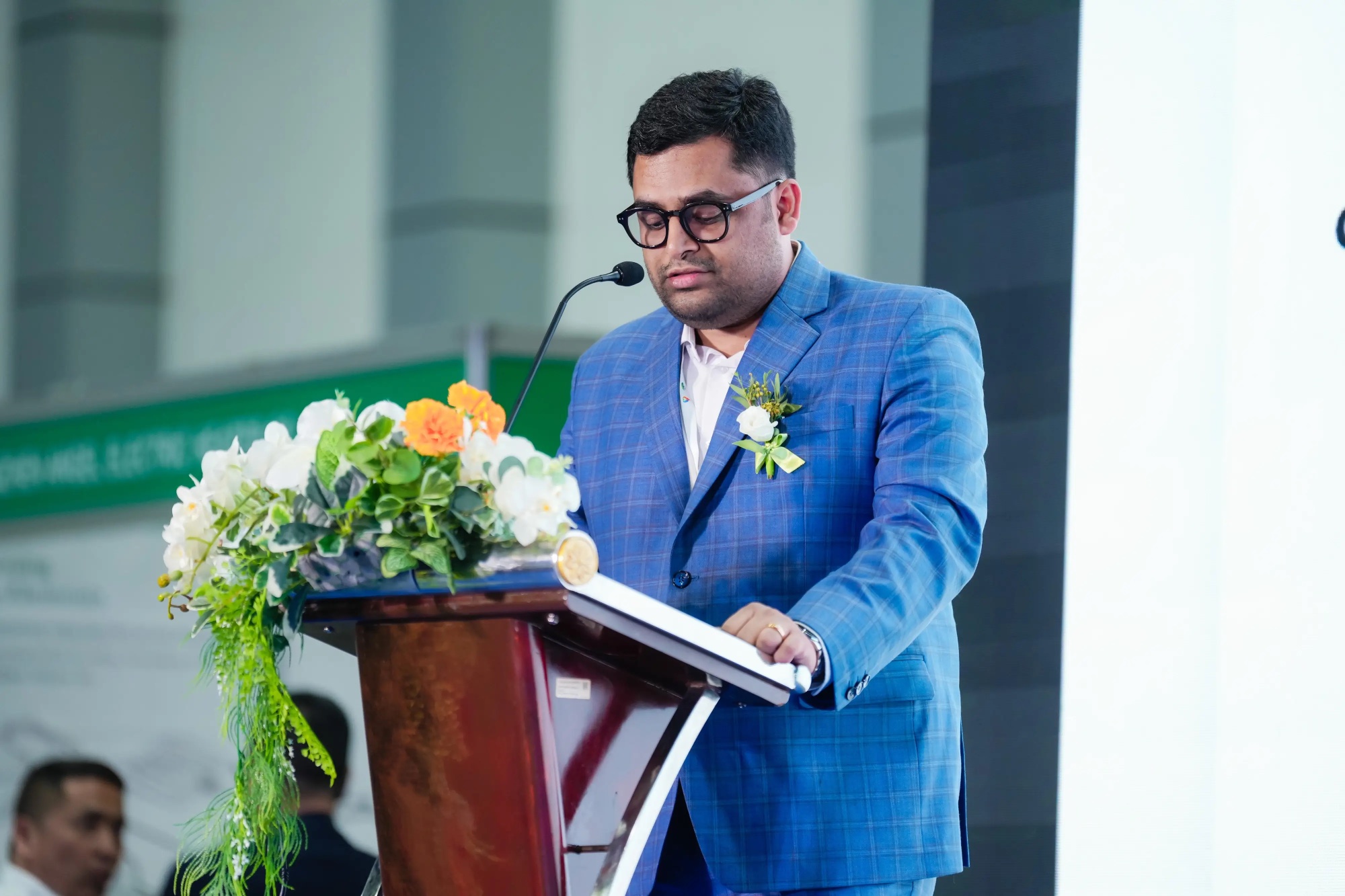 Shaurya Ritwik delivering Inaugural Opening Remarks at ASEE 2026, Bangkok