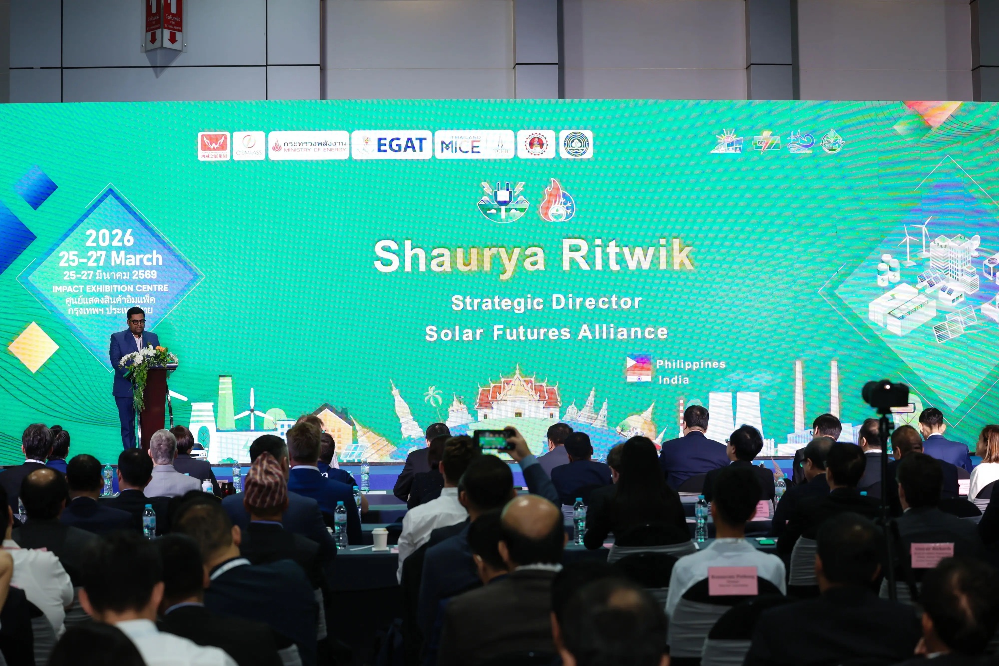 Shaurya Ritwik speaking at ASEE 2026, Bangkok