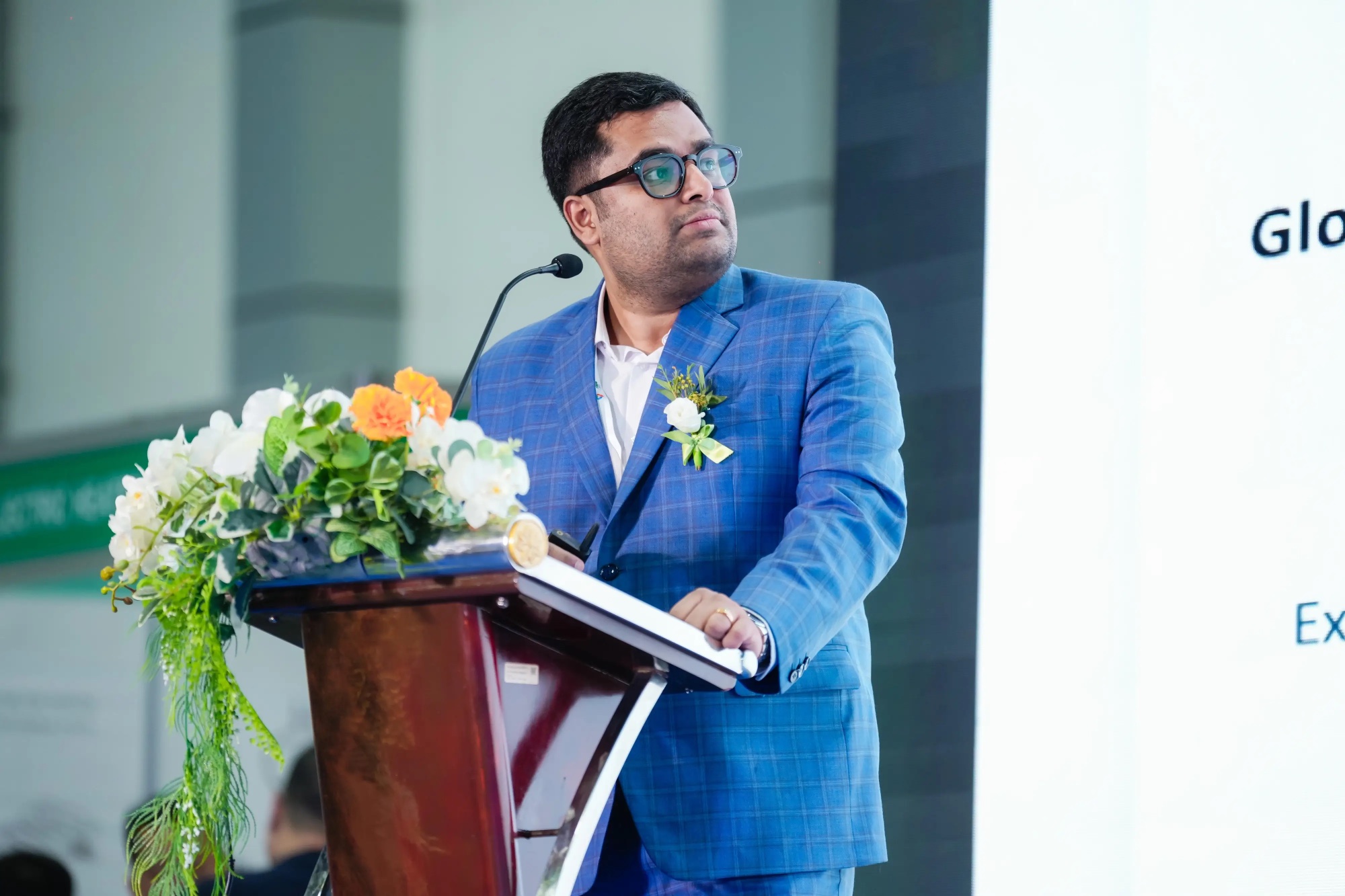 Shaurya Ritwik at ASEE 2026 podium