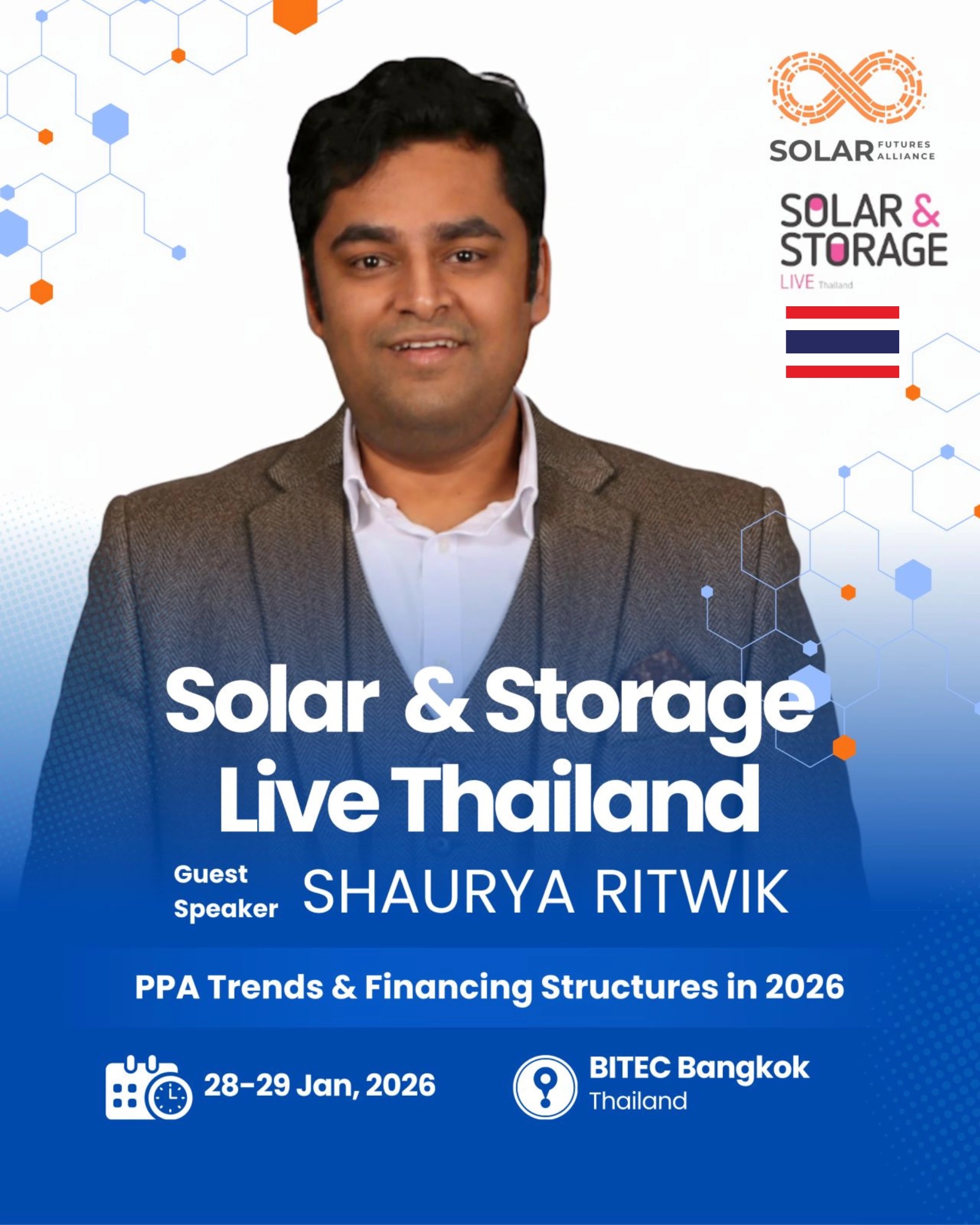 Shaurya Ritwik at Solar & Storage Live Thailand